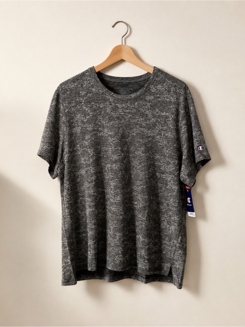 Champion Men’s Performance T-Shirt 2XL Gray Heather Wicking Anti-Odor NWT